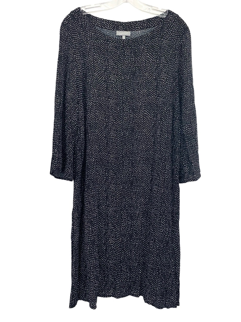 Habitat Black and White Polka Dot Shift Dress Size XL